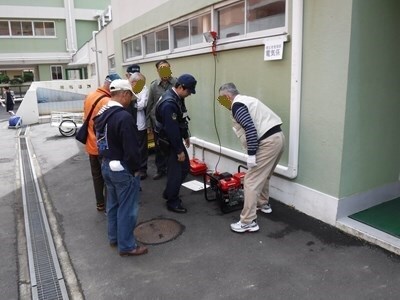 写真：訓練の様子（平成30年度 久小地区）1