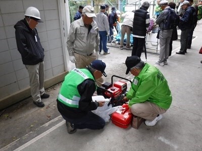 写真：訓練の様子（平成29年度 久小地区）1