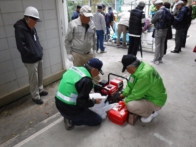 写真：訓練の様子（平成29年度 久小地区）1