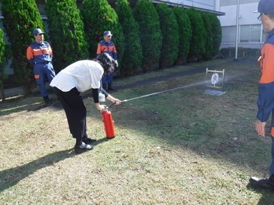 写真：訓練の様子（平成30年度 逗子小地区）2