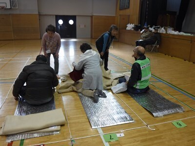 写真：訓練の様子（令和元年度 逗子小地区）2