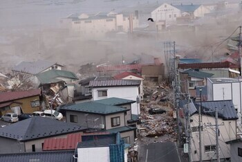 写真：東日本大震災の津波災害