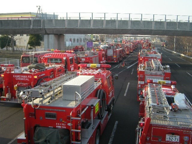 写真：緊急車両