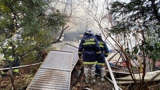 写真：消火活動2