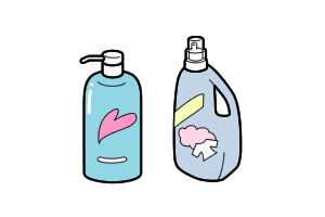 イラスト：洗剤ボトル