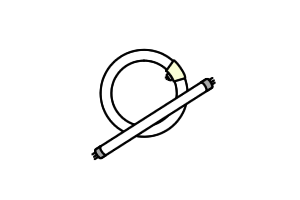 イラスト:蛍光管