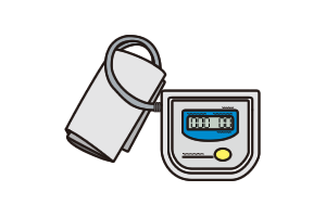 イラスト:血圧計