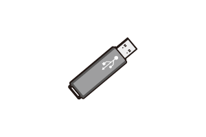イラスト:USBメモリ