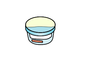 イラスト:リサイクルできない防水加工された紙2