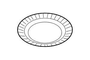 イラスト:リサイクルできない防水加工された紙5