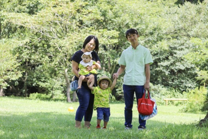 写真：池子の森自然公園にて