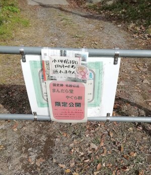 写真：通行止めの小坪階段口