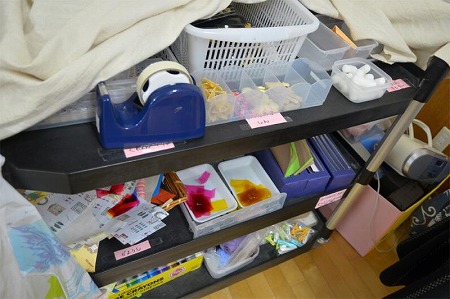 写真：工作材料コーナー