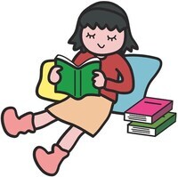 イラスト：読書