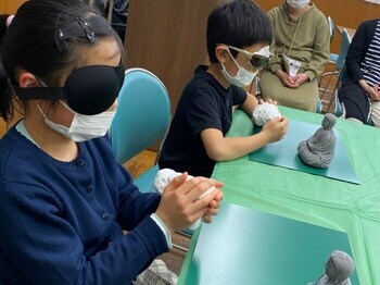 写真：粘土ワークショップ