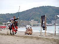 写真：流鏑馬と武者行列