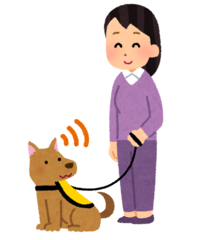 イラスト：聴導犬体験