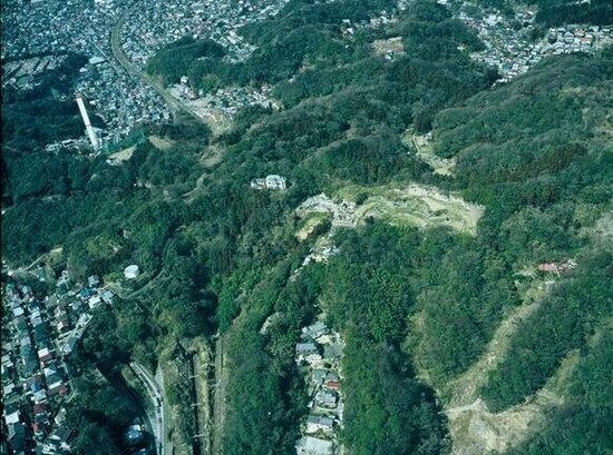 写真：空から見た名越切通