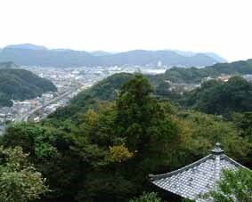 写真:法性寺からの様子