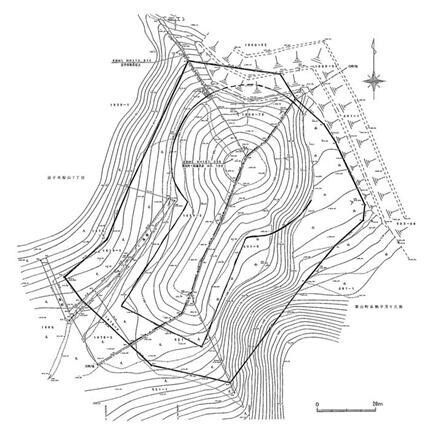 地図：第1号墳