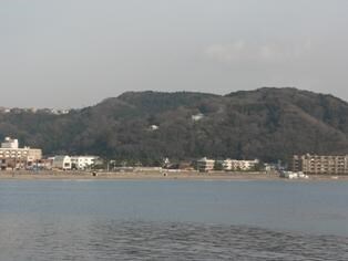 写真:海から見た様子