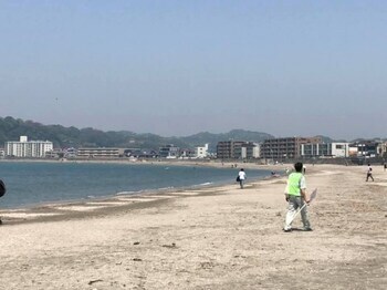 写真：逗子海岸の様子（5月2日）