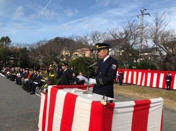 写真：出初式