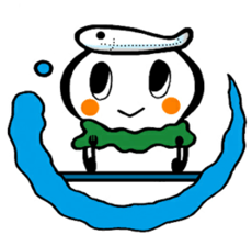 イラスト:逗子市食育推進キャラクター 「しらわかちゃん」