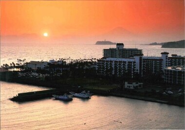 写真：逗子海岸の夕暮