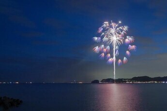 写真：打ち上げ花火の様子