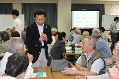写真：市長との話