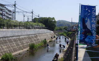 田越川一斉清掃