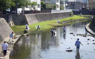 田越川一斉清掃