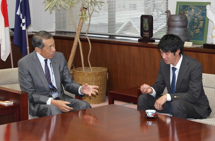 写真：市長対談