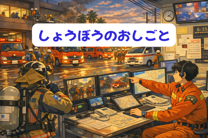 しょうぼうしょのしごと