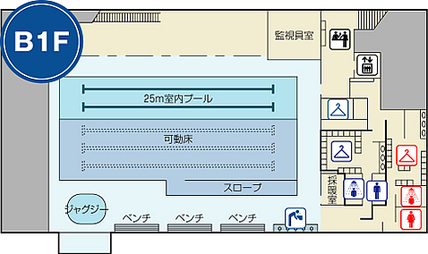 地下フロアマップ